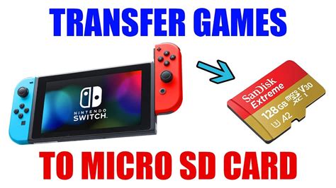nintendo switch download games to sd card|How to move downloaded Nintendo Switch games to microSD .